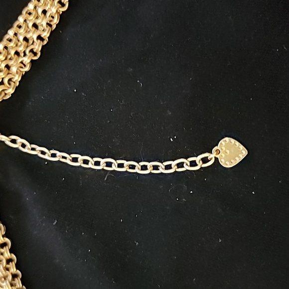 Stella and Dot gold triple strand Rio - Picture 2 of 3